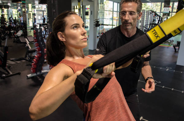 TRX - Übung  bei Pfitzenmeier